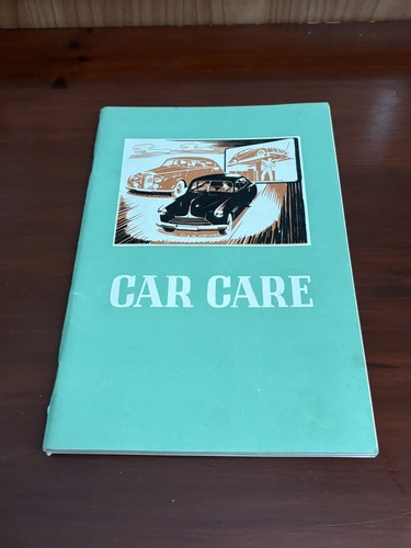 Vintage book car care - care, the