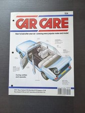 Car Care No 104,  Produced In