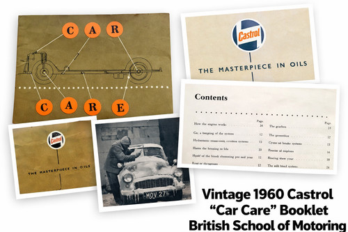 Castrol car care booklet 1960 - care,