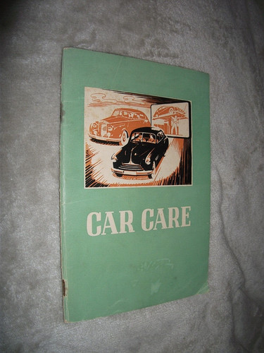 Car care 1950s - car, care.